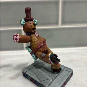 Jim Shore "Max the Bear on Roller Skates" figurine